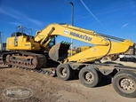 Used Komatsu Excavator in yard